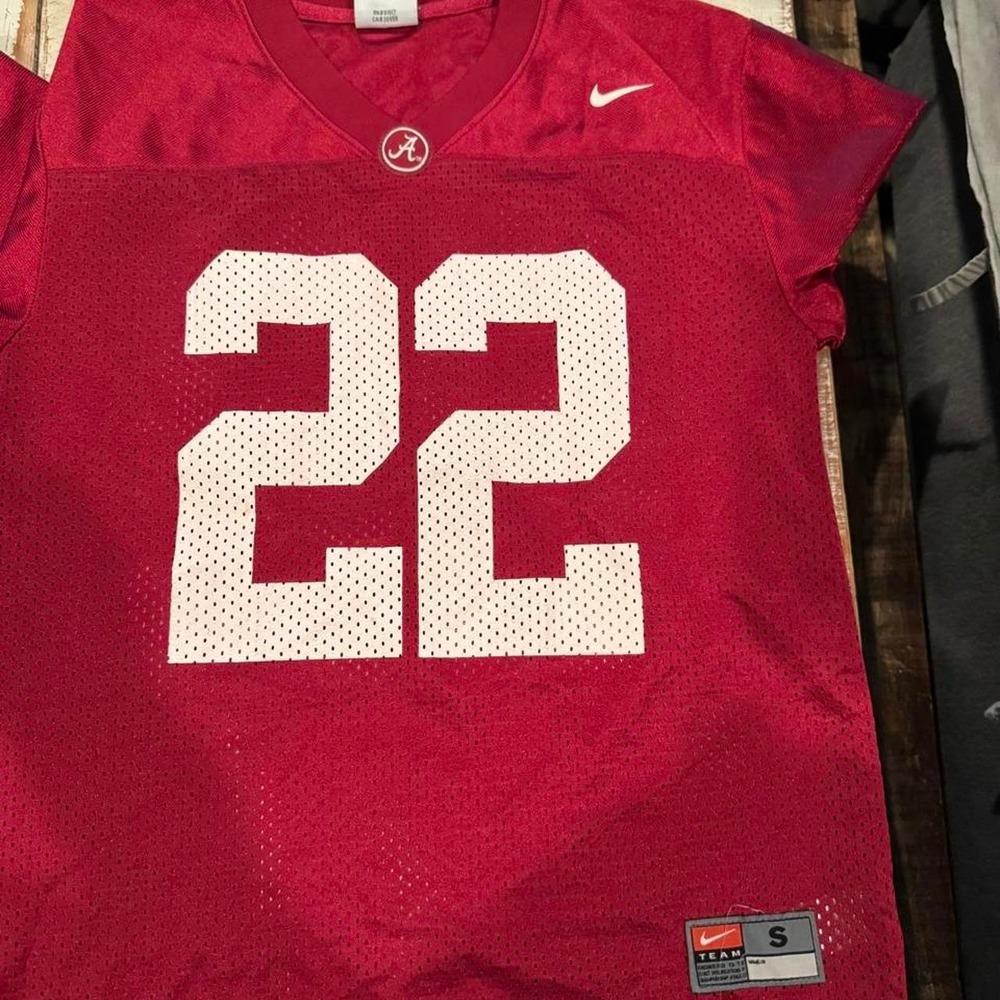 Nike Alabama Crimson Tide Youth Jersey Red Number 22 Football Mesh Shirt S 8/10